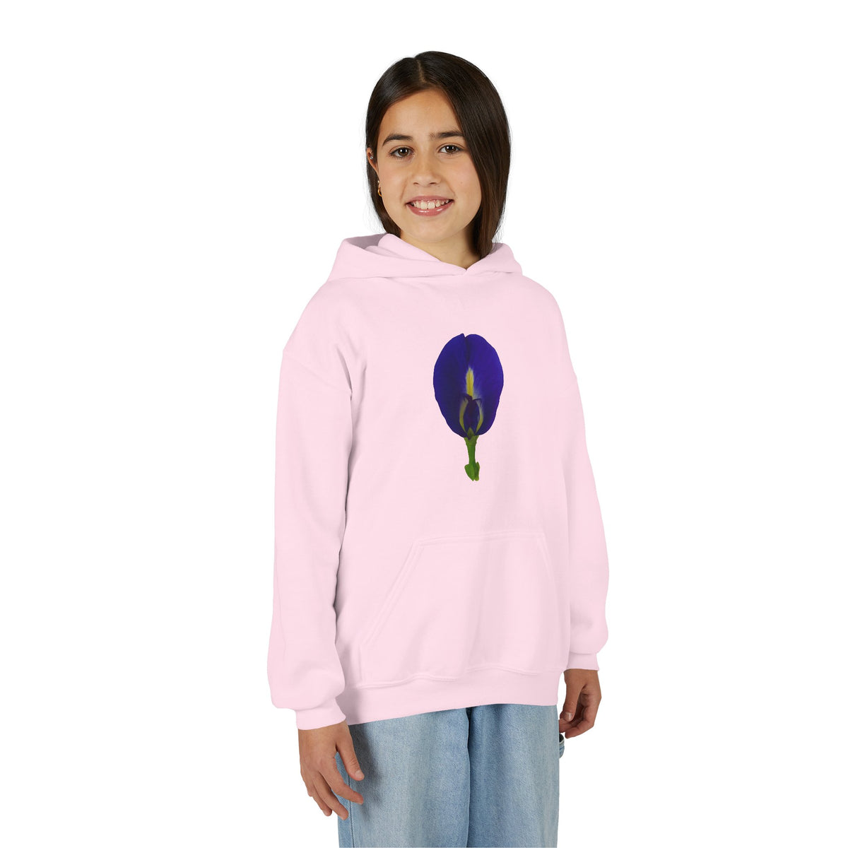 Butterfly Pea Flower Youth Hoodie – Original Botanical Photography