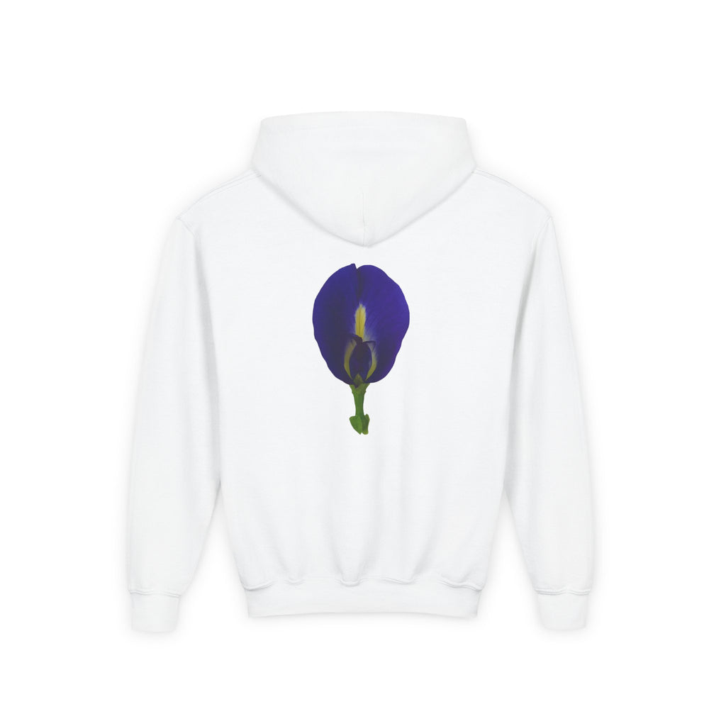 Butterfly Pea Flower Youth Hoodie – Original Botanical Photography