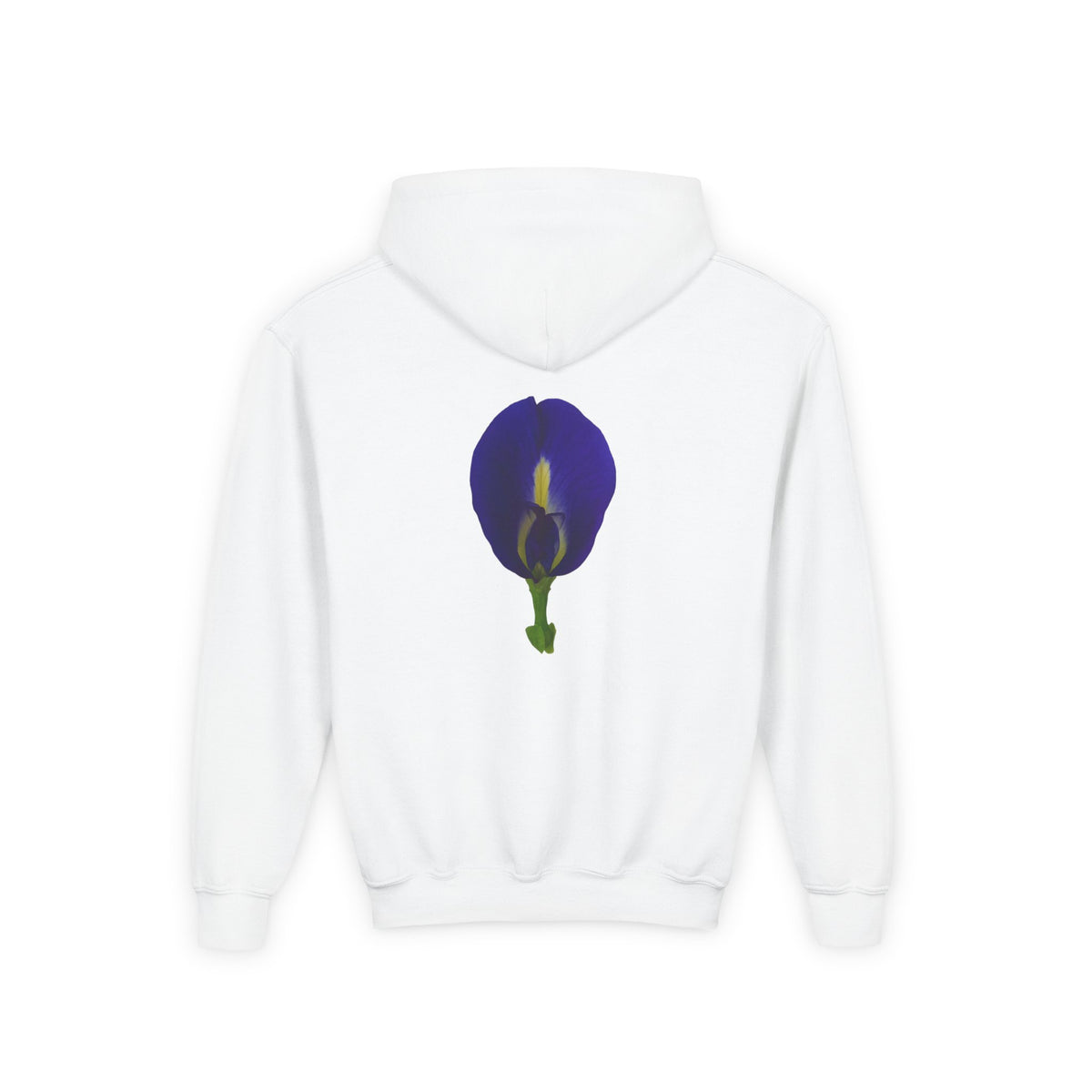 Butterfly Pea Flower Youth Hoodie – Original Botanical Photography