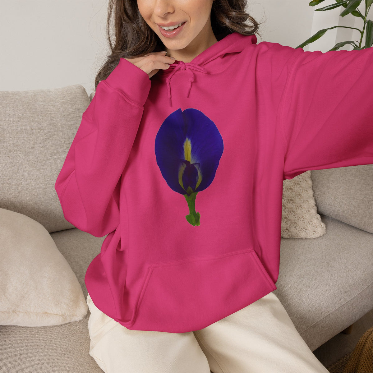 Butterfly Pea Flower Unisex Heavy Blend™ Hoodie