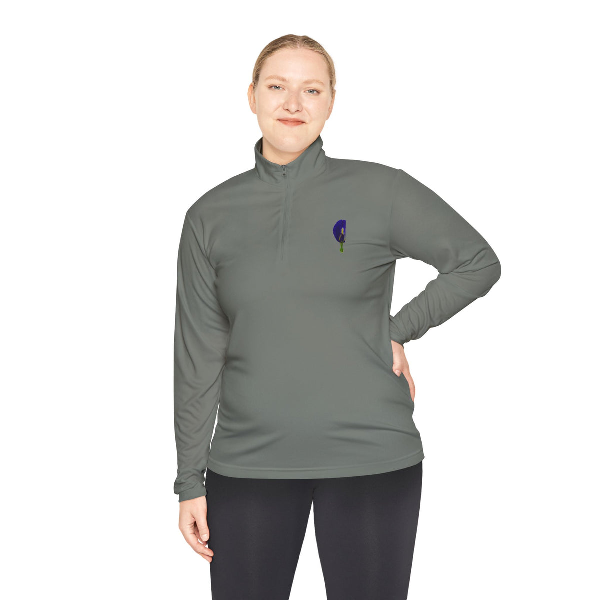 Original Butterfly Pea Flower Quarter-Zip Pullover