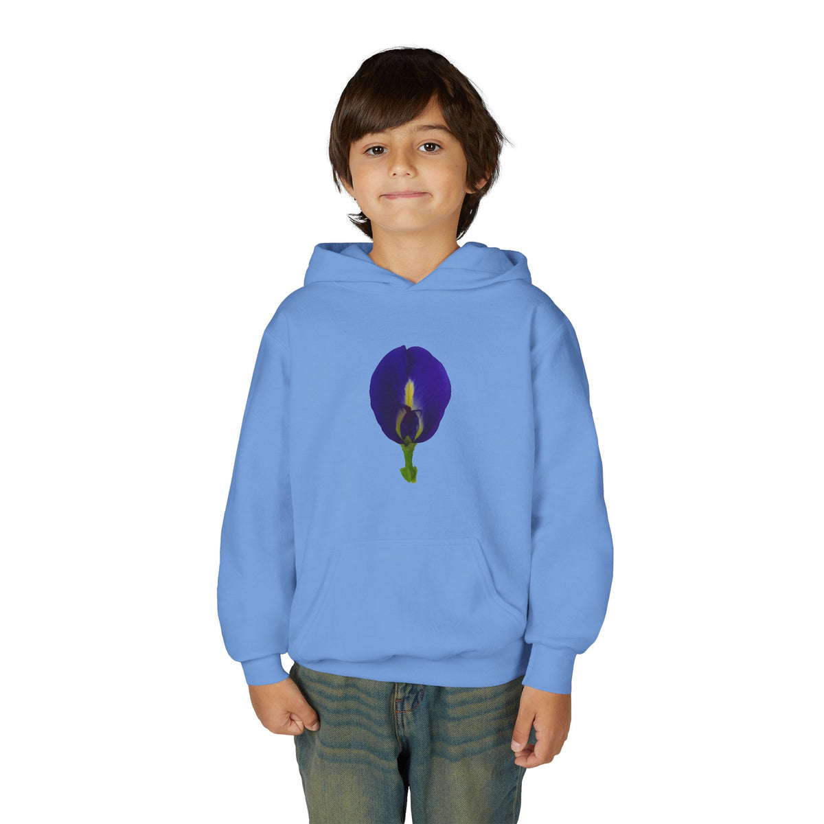 Butterfly Pea Flower Youth Hoodie – Original Botanical Photography