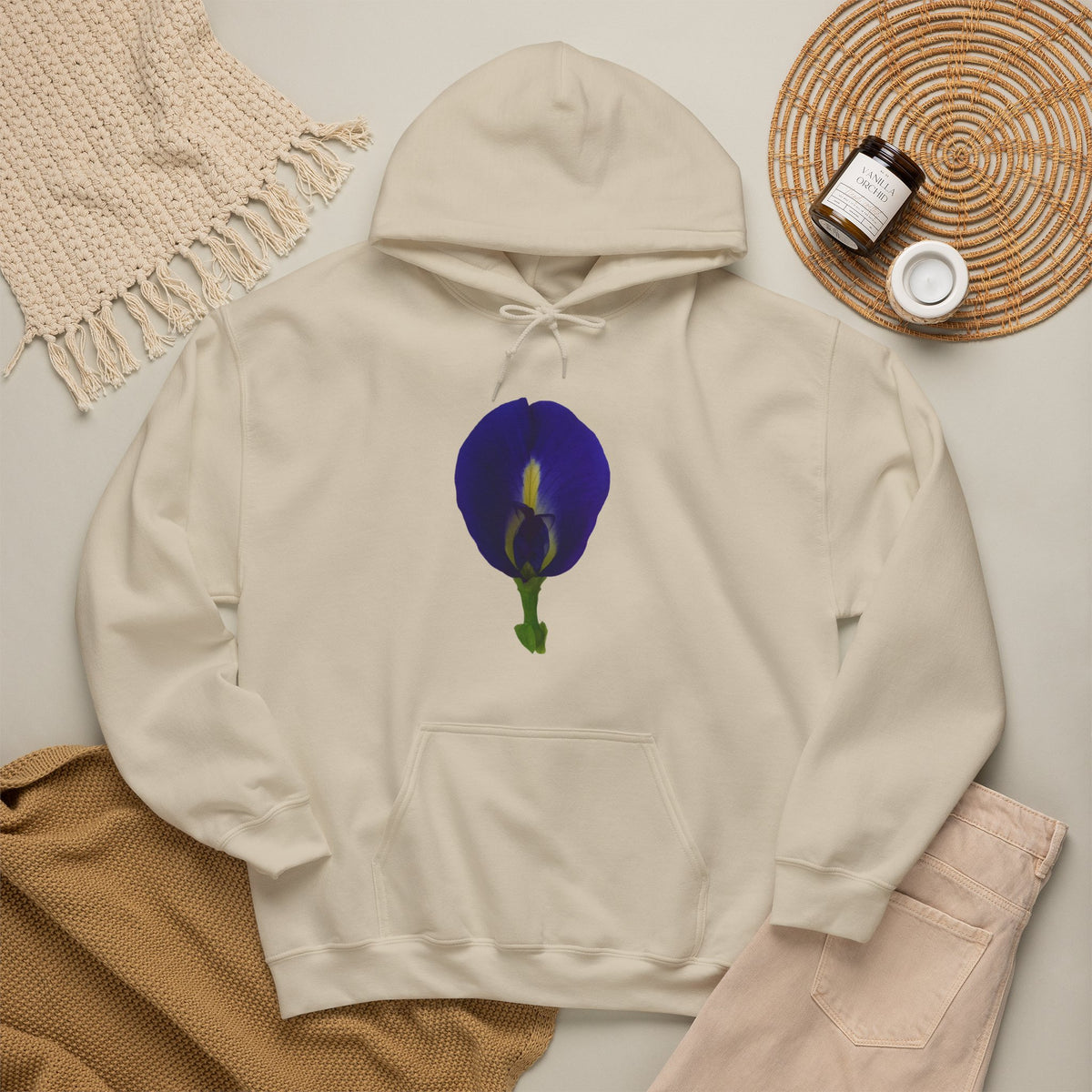 Butterfly Pea Flower Unisex Heavy Blend™ Hoodie