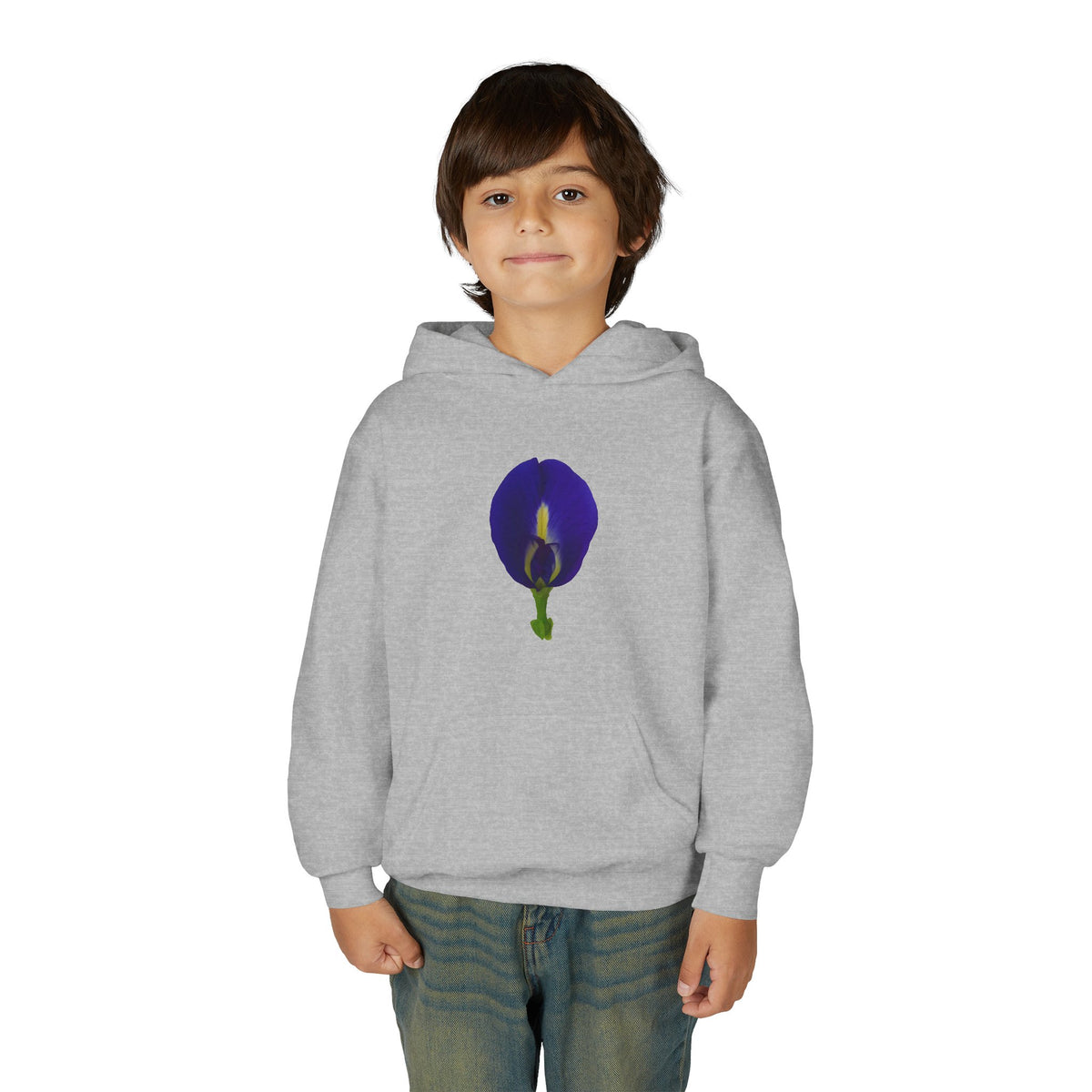 Butterfly Pea Flower Youth Hoodie – Original Botanical Photography