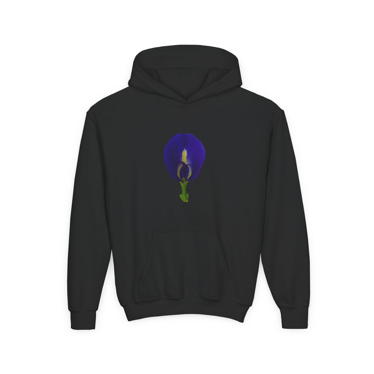 Butterfly Pea Flower Youth Hoodie – Original Botanical Photography