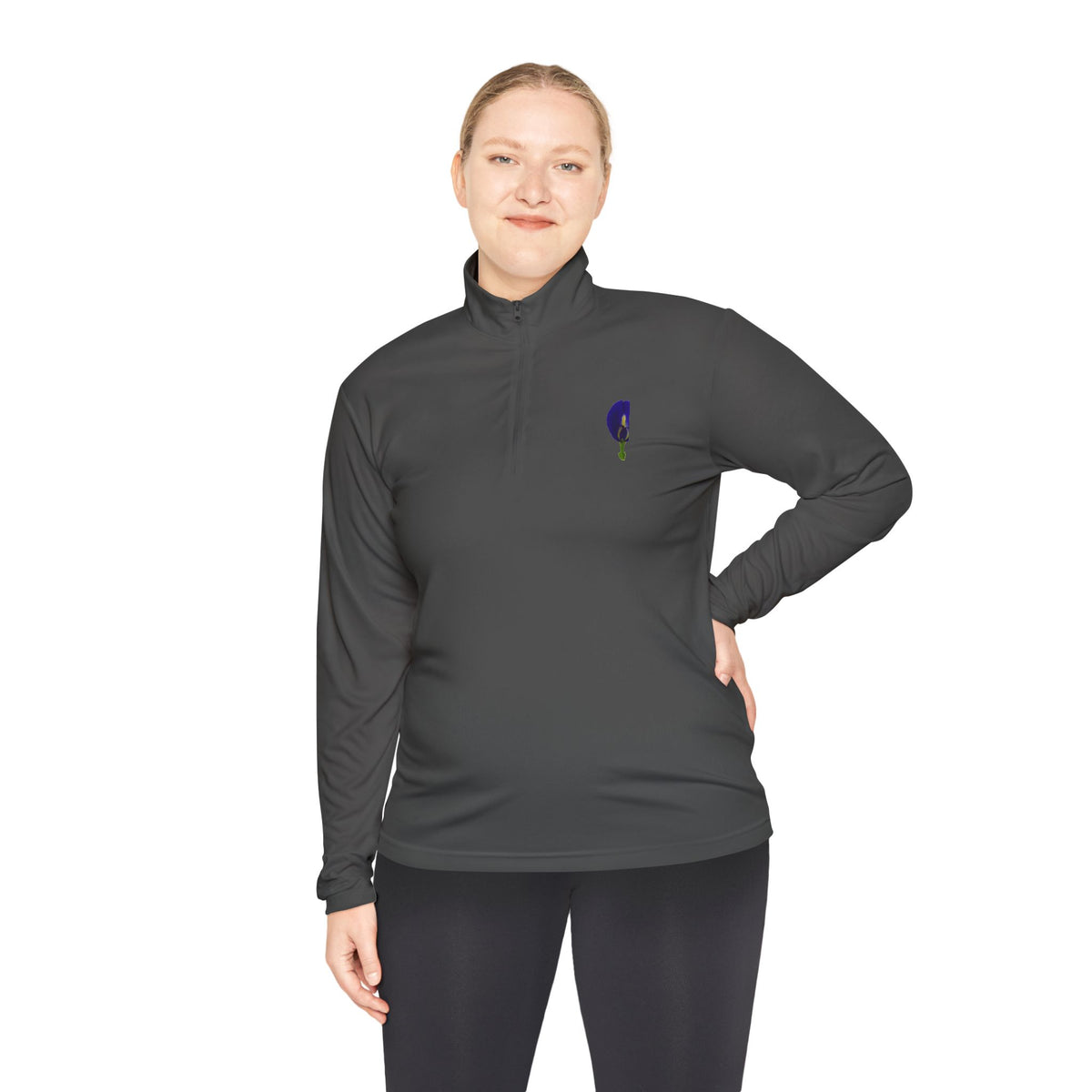 Original Butterfly Pea Flower Quarter-Zip Pullover