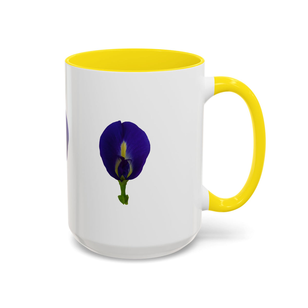 Original Butterfly Pea Flower Ceramic Tea and Coffee Mug (11/15 oz)