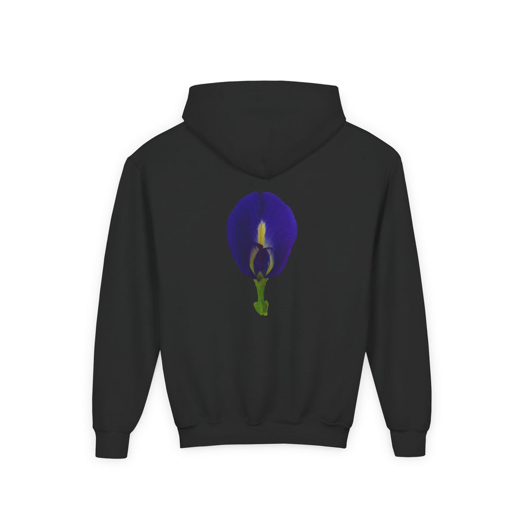 Butterfly Pea Flower Youth Hoodie – Original Botanical Photography