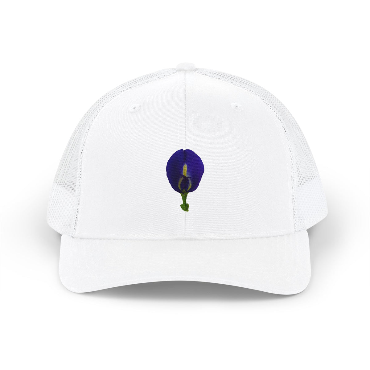 Original Butterfly Pea Flower Photography Trucker Hat | Snapback Cap