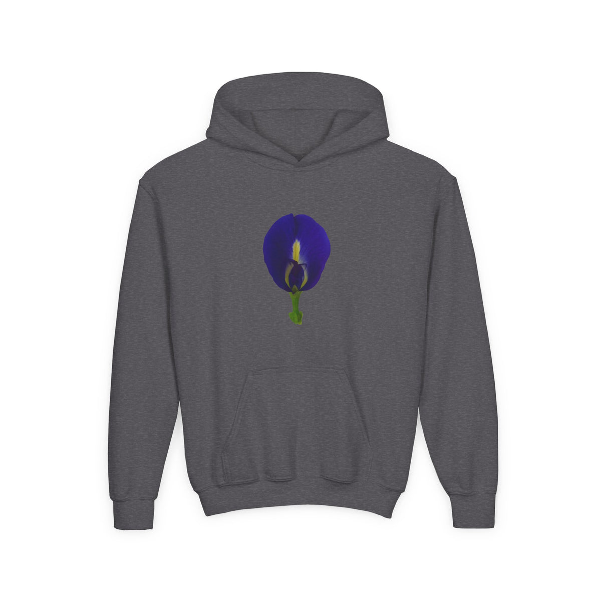 Butterfly Pea Flower Youth Hoodie – Original Botanical Photography