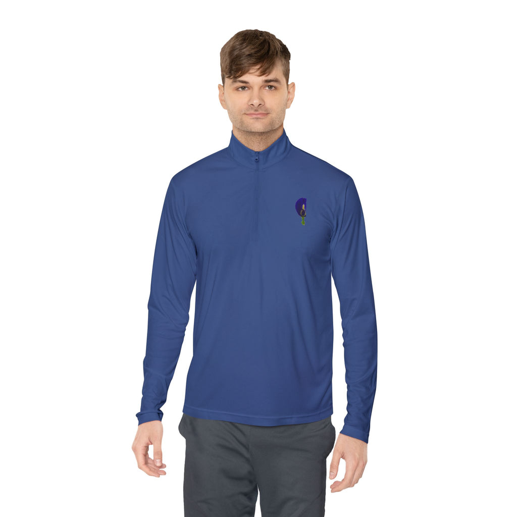 Original Butterfly Pea Flower Quarter-Zip Pullover