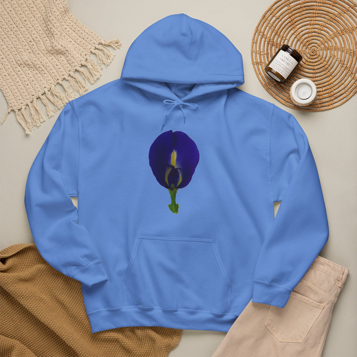 Butterfly Pea Flower Unisex Heavy Blend™ Hoodie