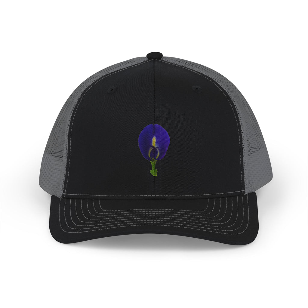 Original Butterfly Pea Flower Photography Trucker Hat | Snapback Cap