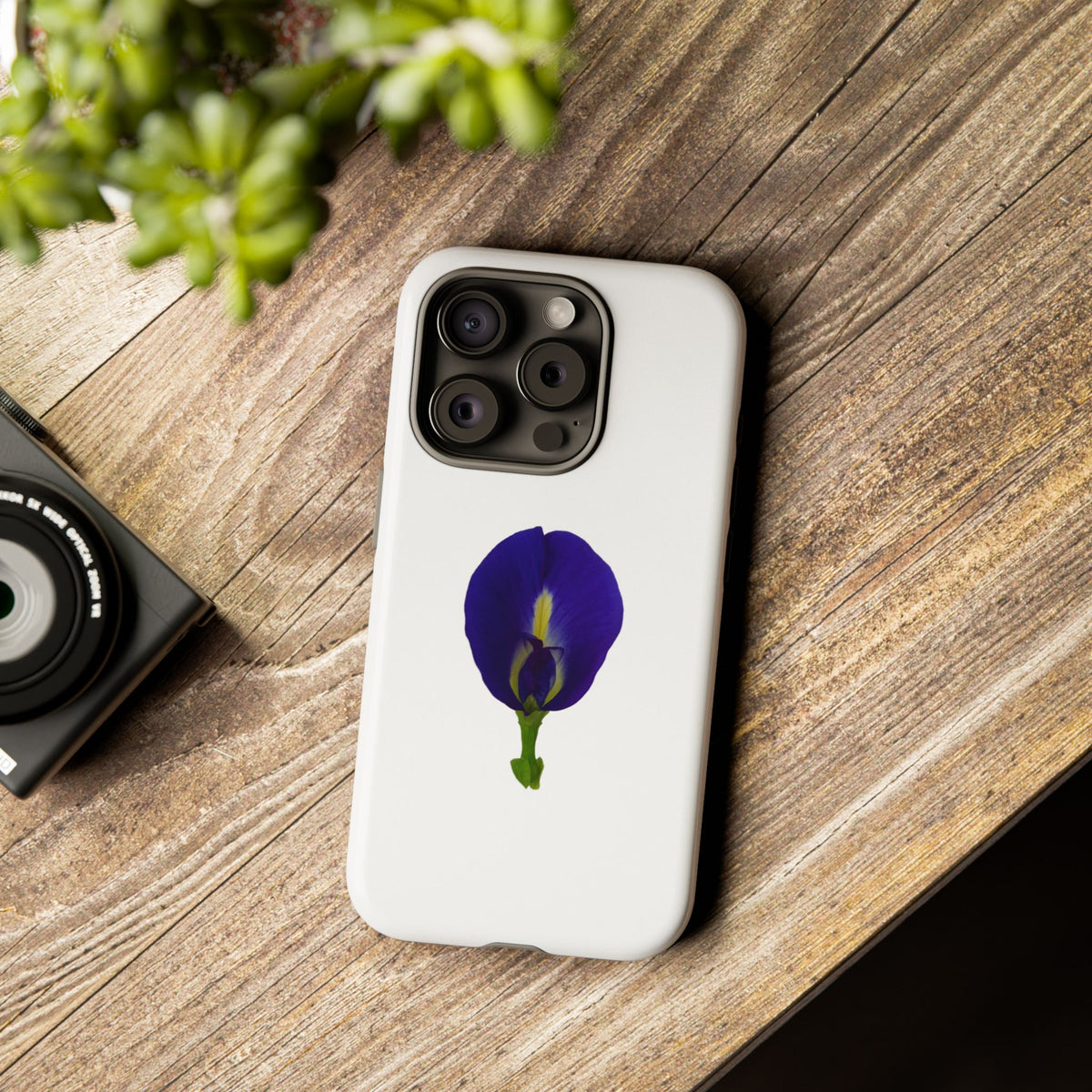 Original Butterfly Pea Flower Photography Phone Case