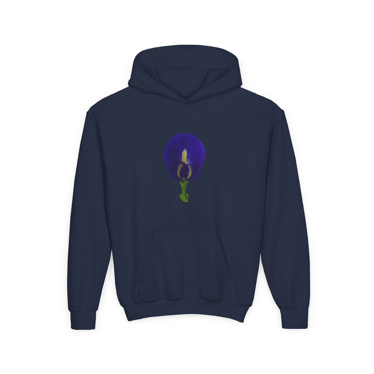 Butterfly Pea Flower Youth Hoodie – Original Botanical Photography