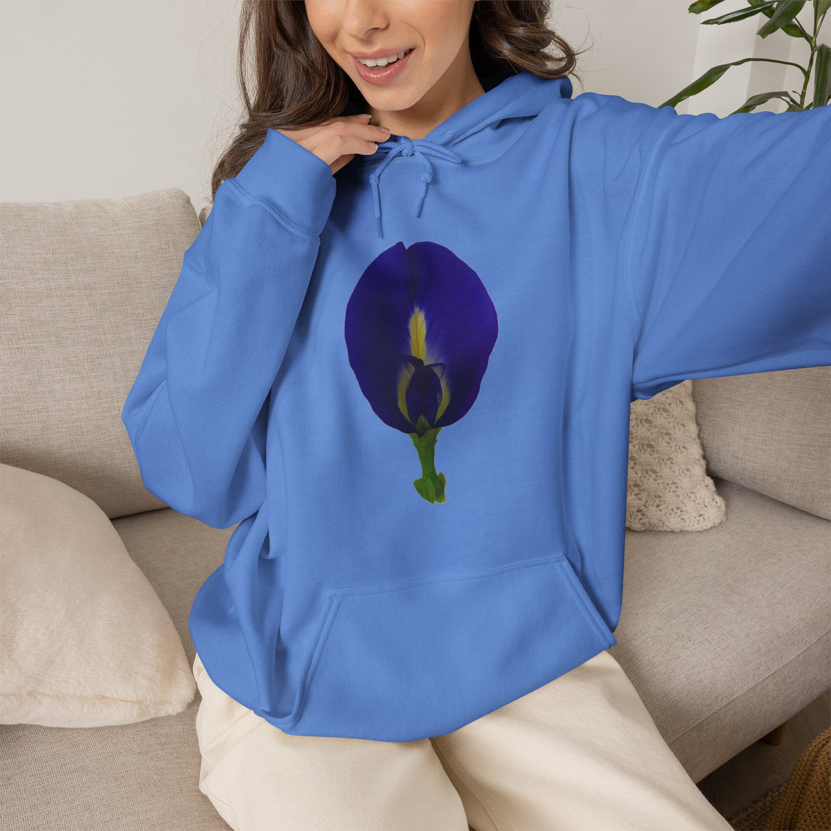 Butterfly Pea Flower Unisex Heavy Blend™ Hoodie