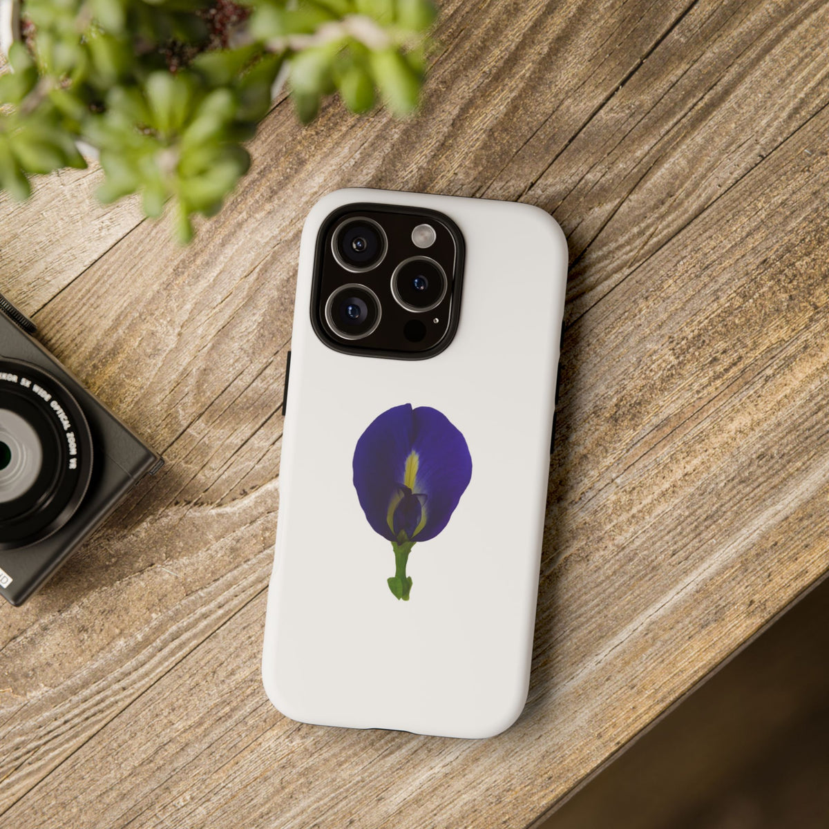 Original Butterfly Pea Flower Photography Phone Case