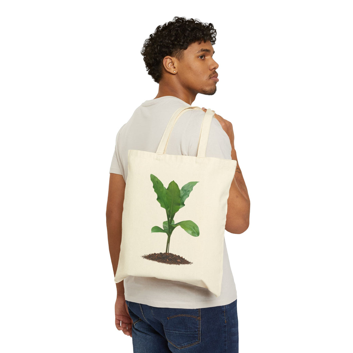 Blood Lily Original Botanical Photography Cotton Canvas Tote