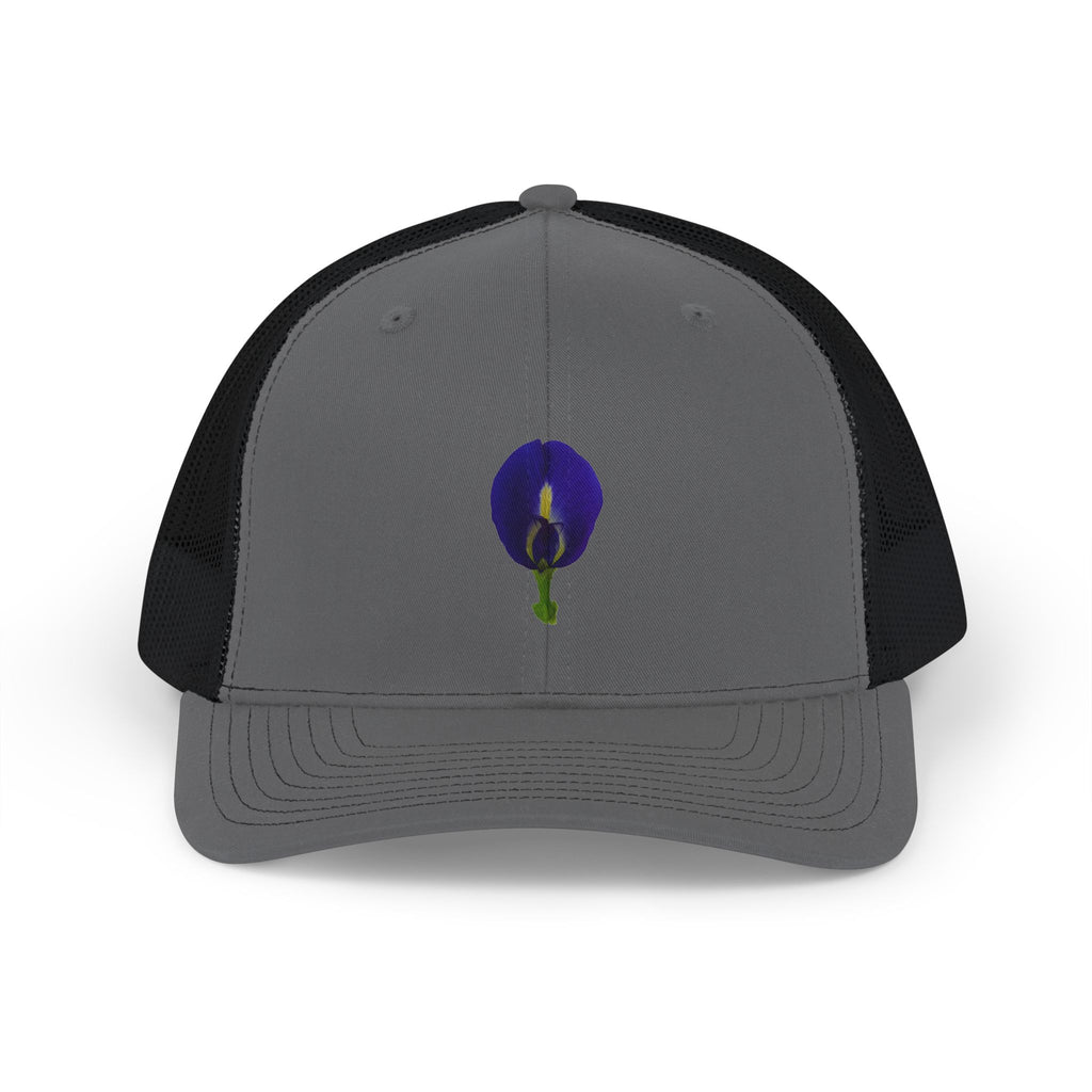 Original Butterfly Pea Flower Photography Trucker Hat | Snapback Cap