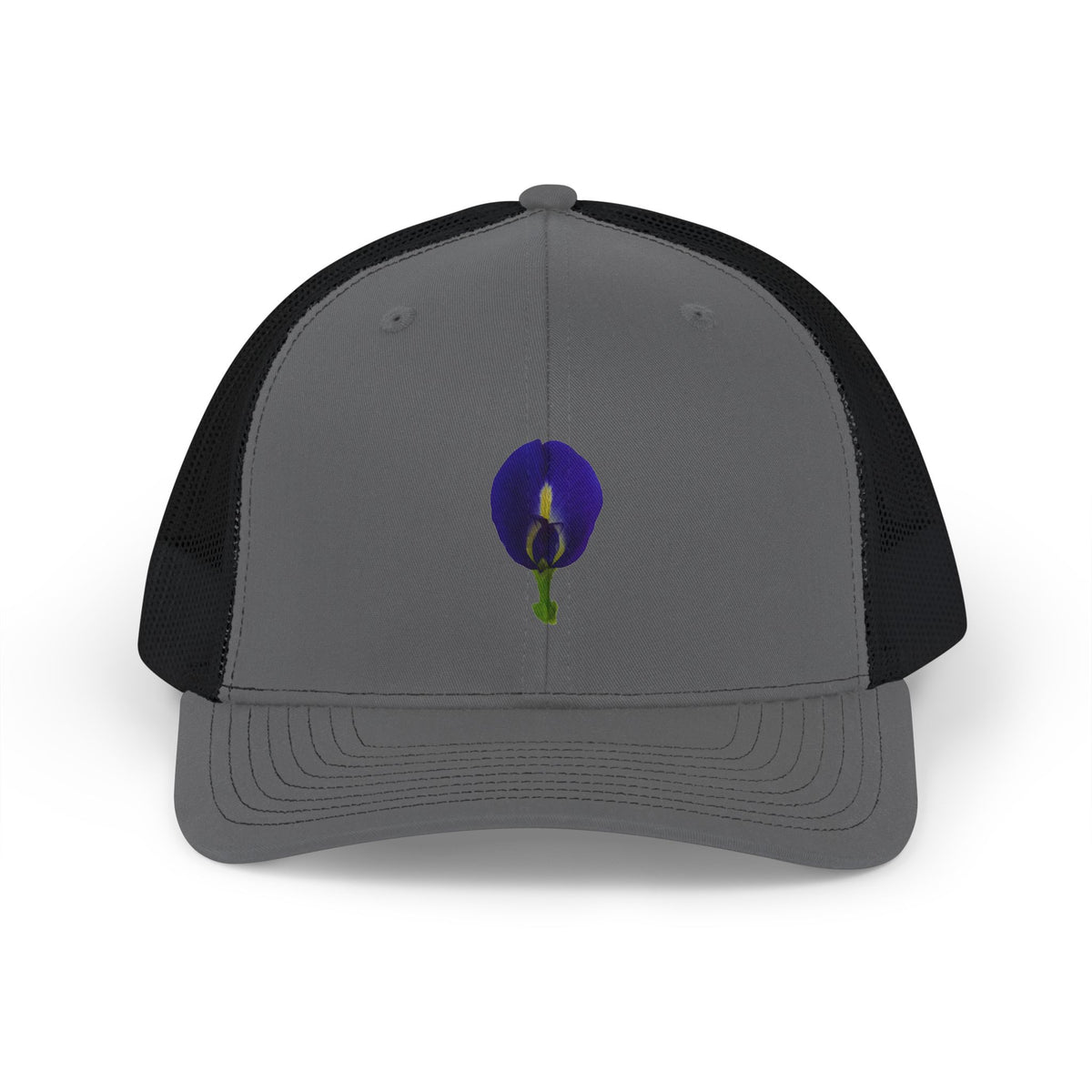 Original Butterfly Pea Flower Photography Trucker Hat | Snapback Cap
