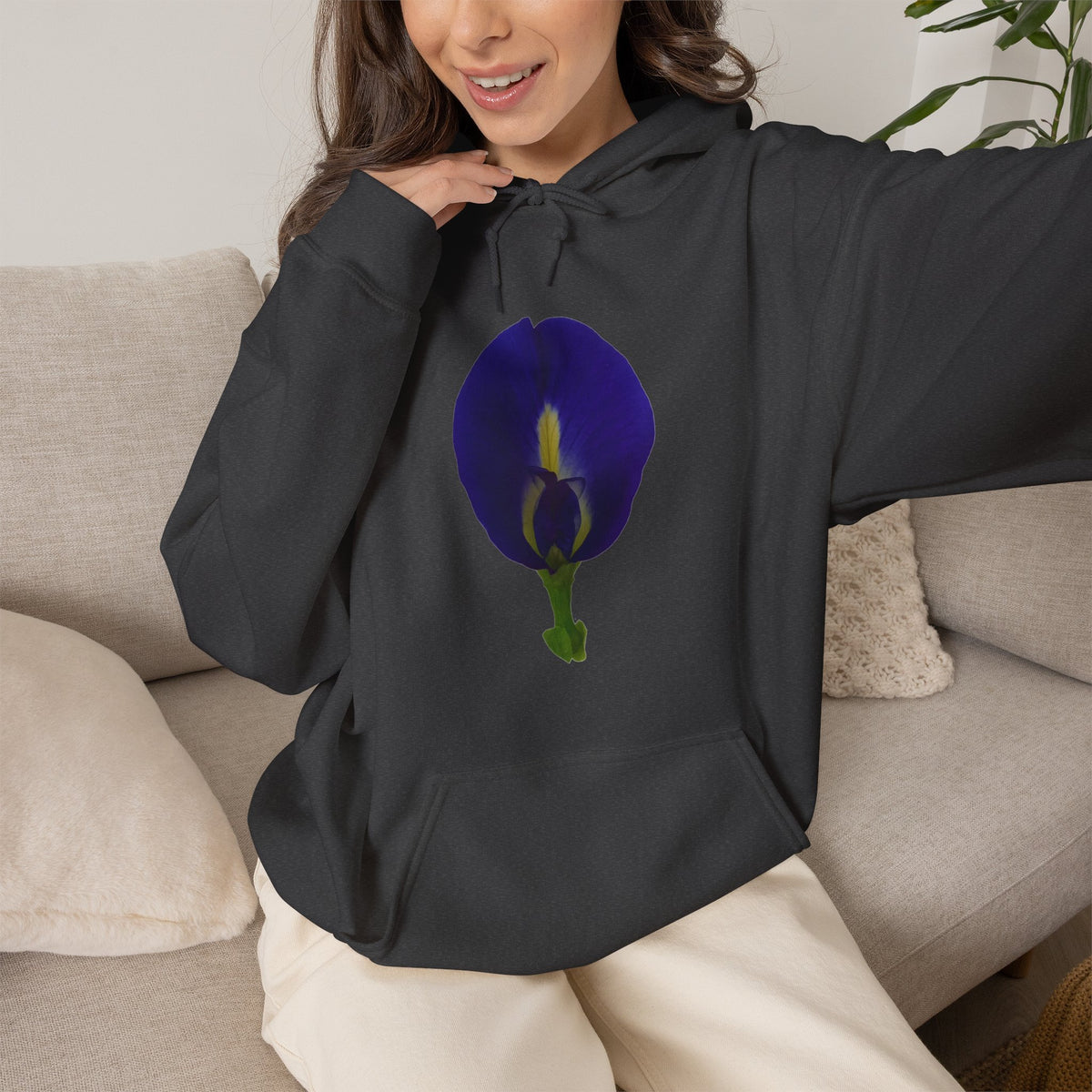 Butterfly Pea Flower Unisex Heavy Blend™ Hoodie