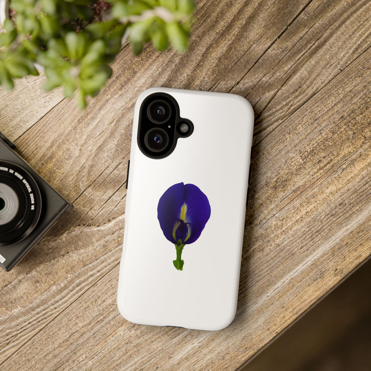 Original Butterfly Pea Flower Photography Phone Case