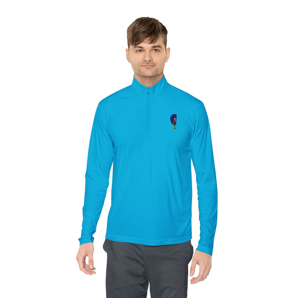 Original Butterfly Pea Flower Quarter-Zip Pullover
