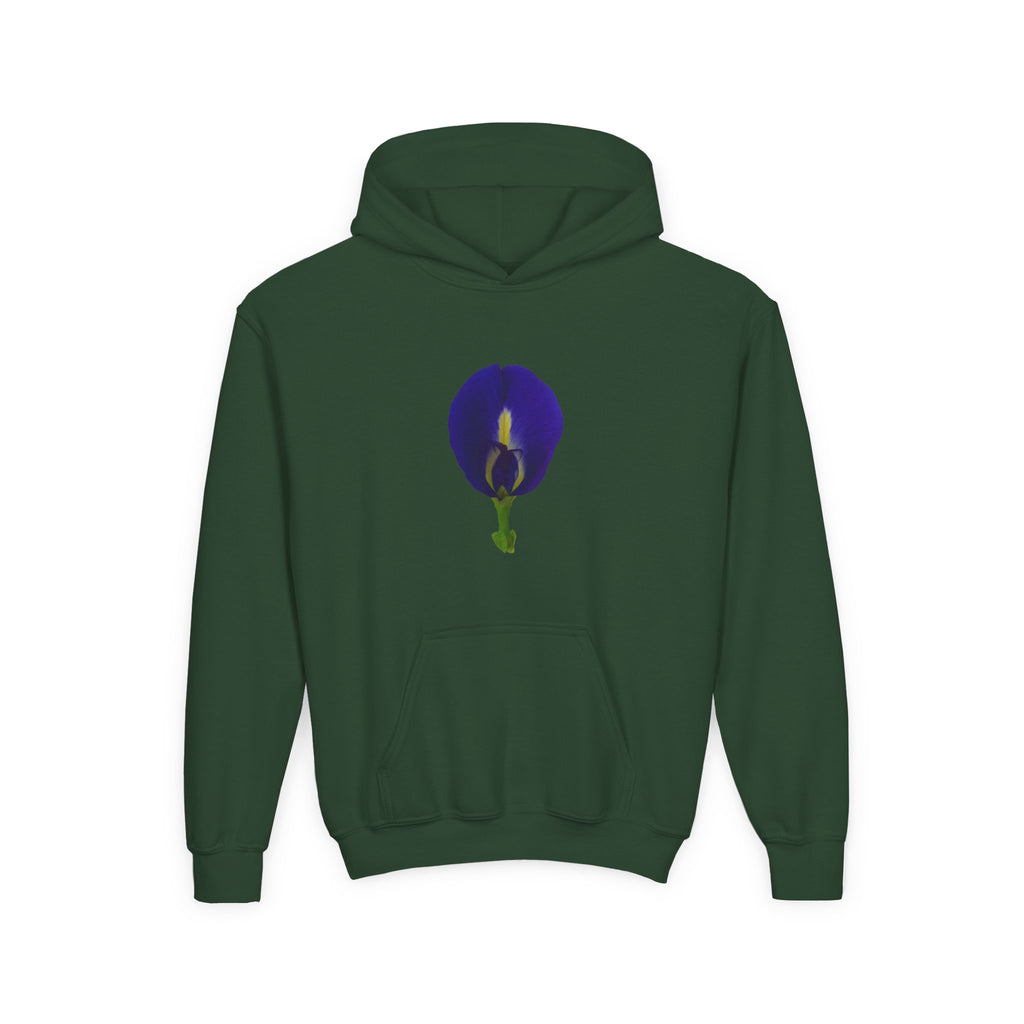 Butterfly Pea Flower Youth Hoodie – Original Botanical Photography