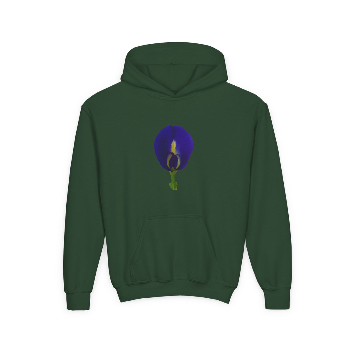 Butterfly Pea Flower Youth Hoodie – Original Botanical Photography