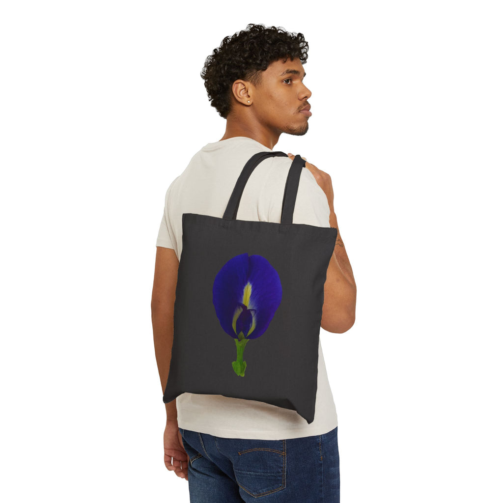 Original Butterfly Pea Flower Cotton Canvas Tote Bag