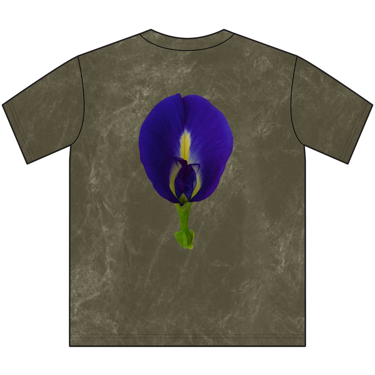 Original Butterfly Pea Flower Vintage Tee