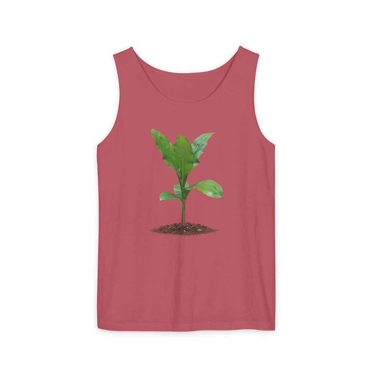 Blood Lily Plant Unisex Garment-Dyed Tank Top