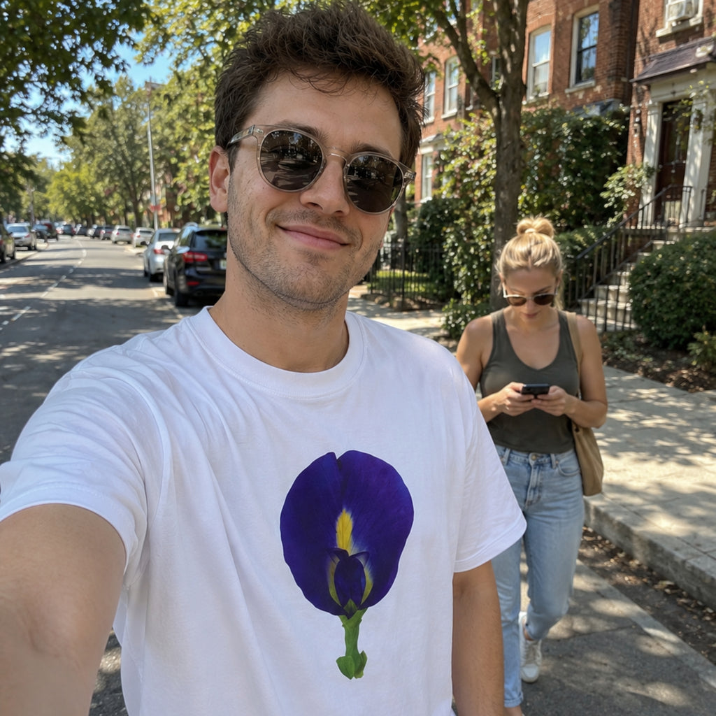 Original Butterfly Pea Flower Botanical T-Shirt