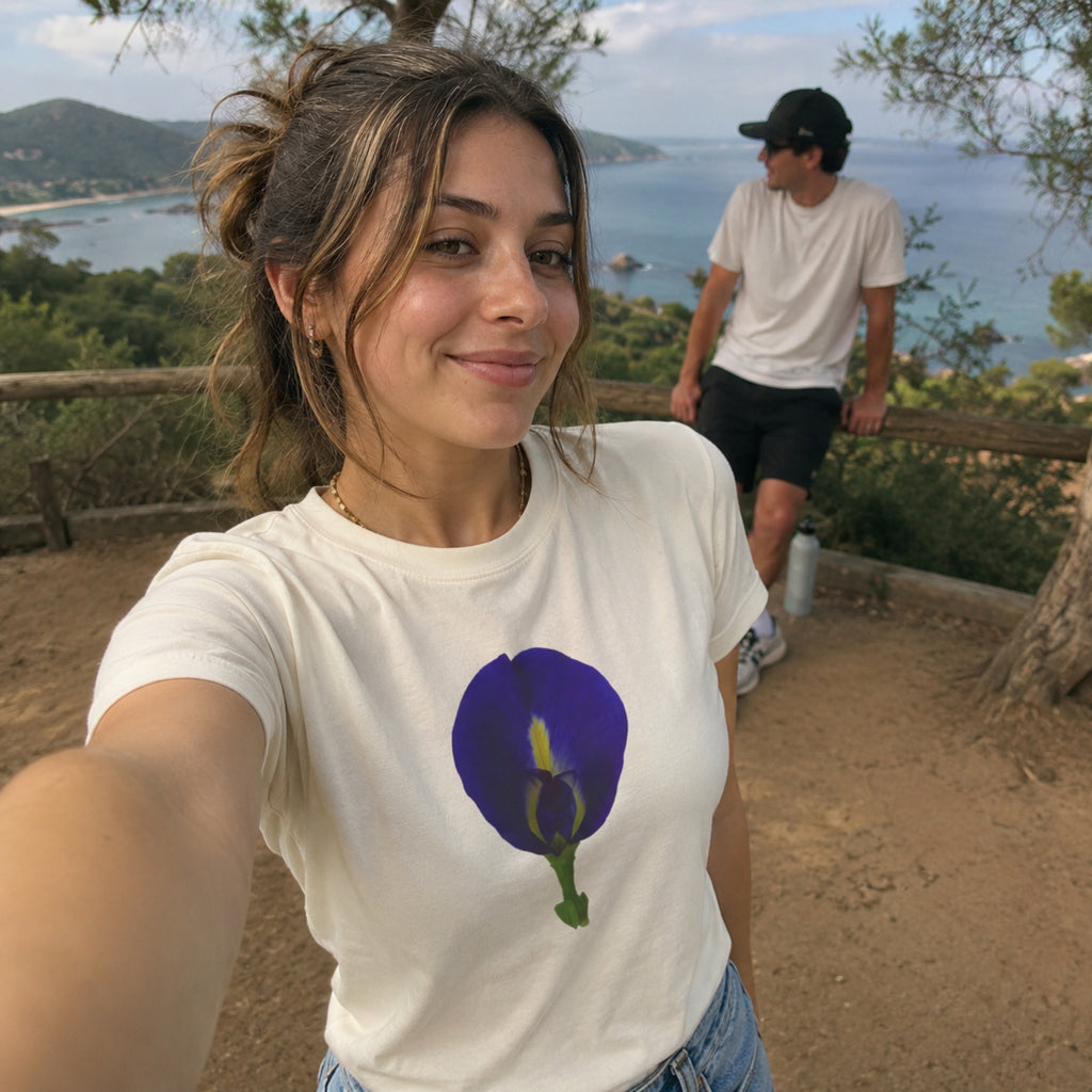 Original Butterfly Pea Flower Botanical T-Shirt