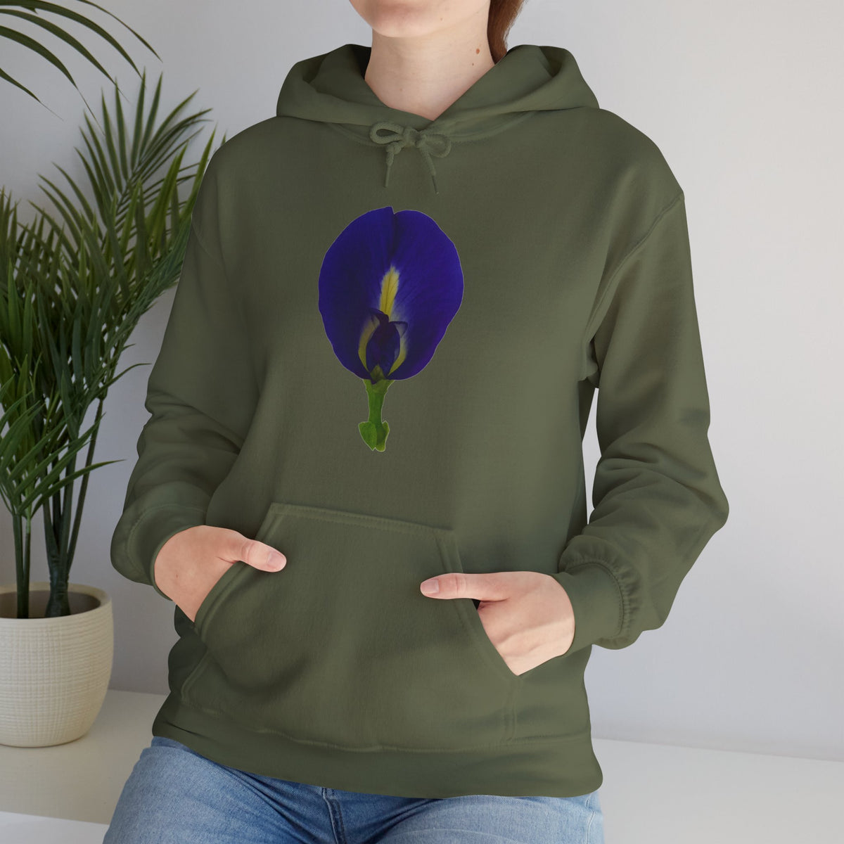Butterfly Pea Flower Unisex Heavy Blend™ Hoodie