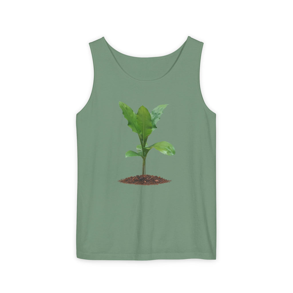 Blood Lily Plant Unisex Garment-Dyed Tank Top