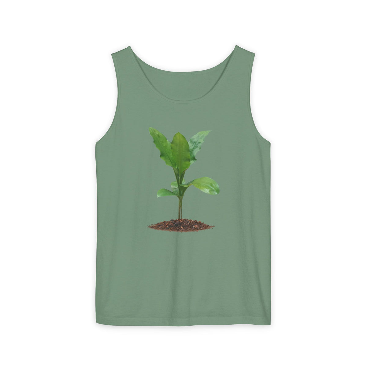 Blood Lily Plant Unisex Garment-Dyed Tank Top