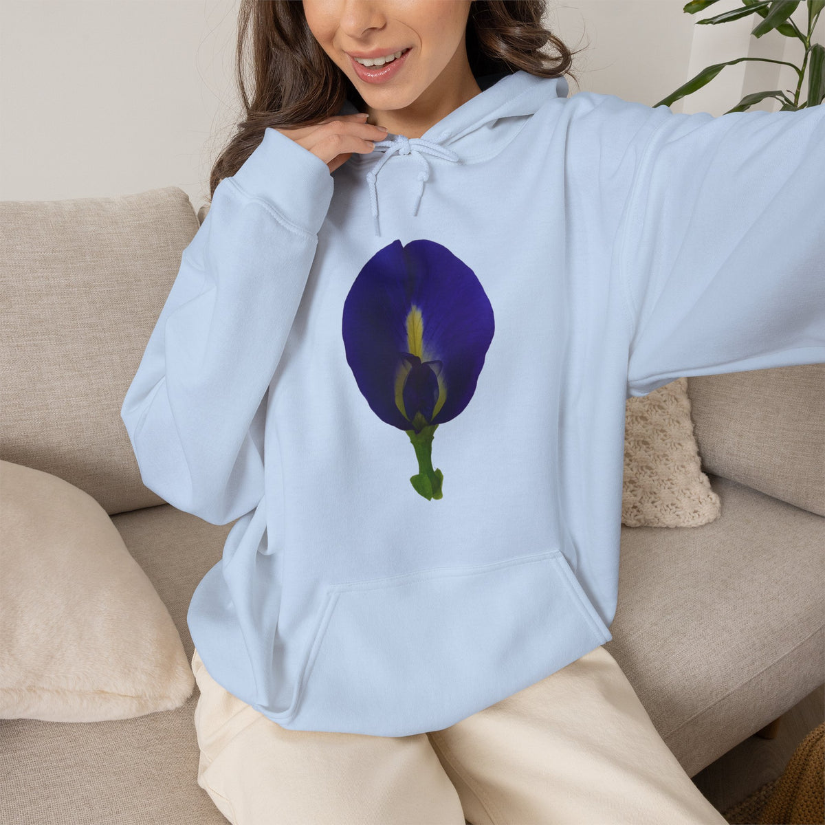 Butterfly Pea Flower Unisex Heavy Blend™ Hoodie