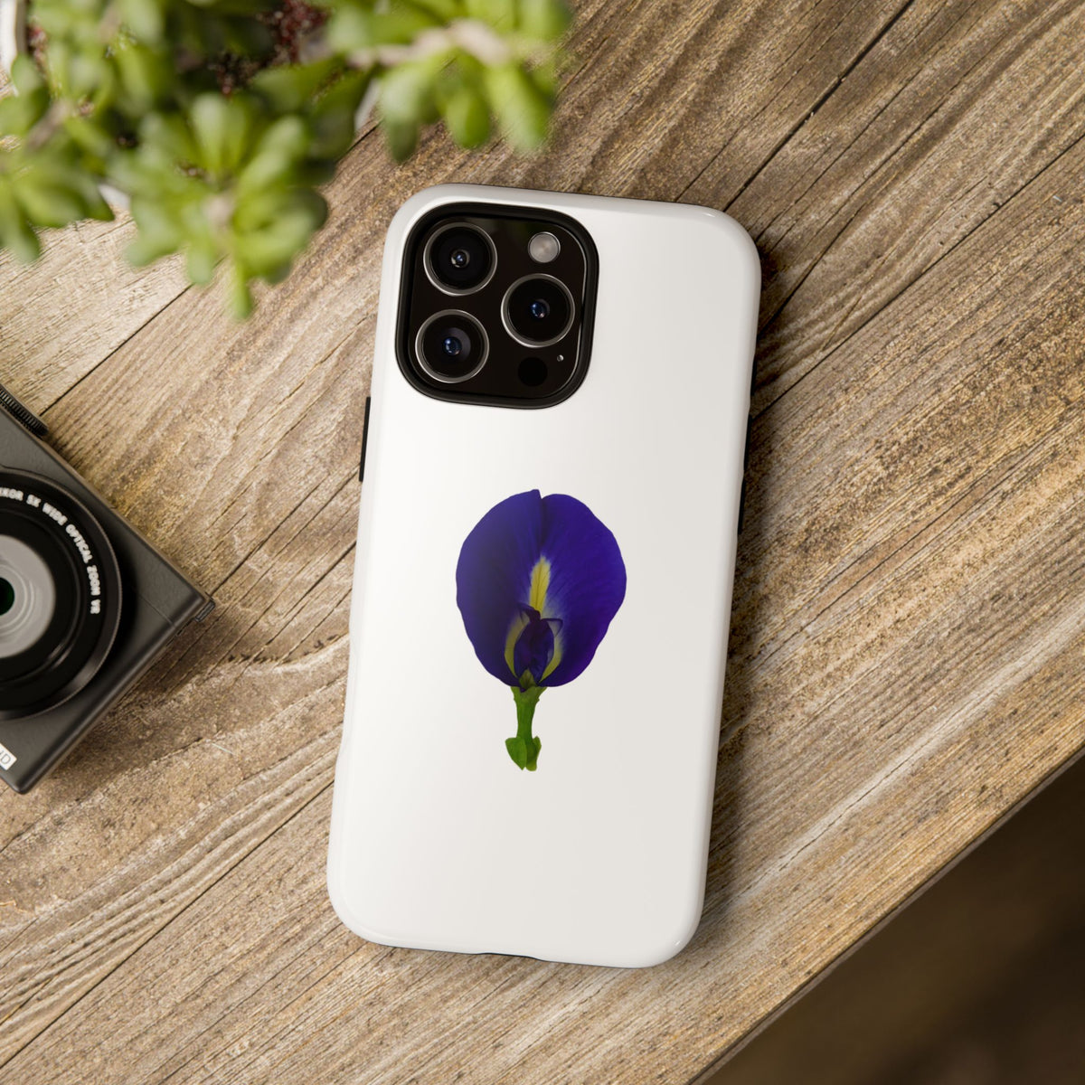Original Butterfly Pea Flower Photography Phone Case