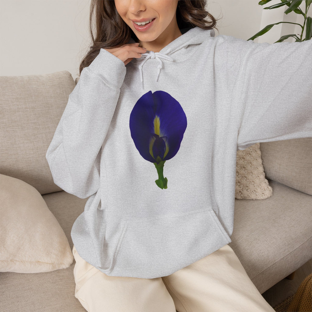 Butterfly Pea Flower Unisex Heavy Blend™ Hoodie