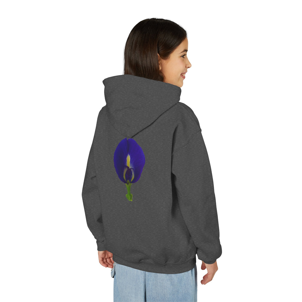 Butterfly Pea Flower Youth Hoodie – Original Botanical Photography