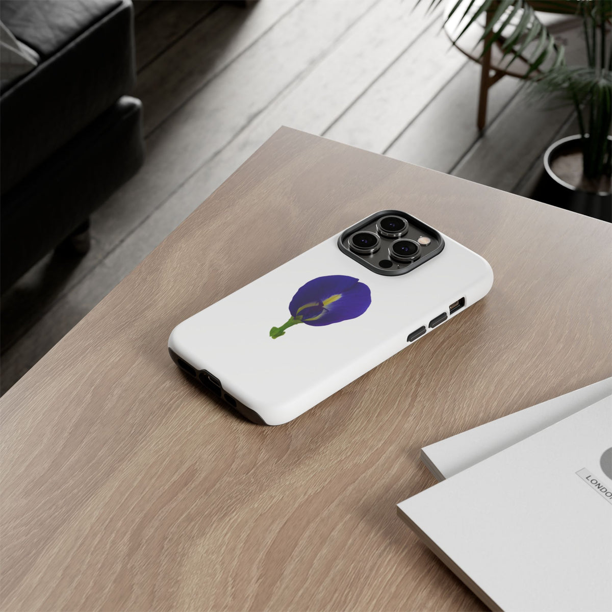Original Butterfly Pea Flower Photography Phone Case