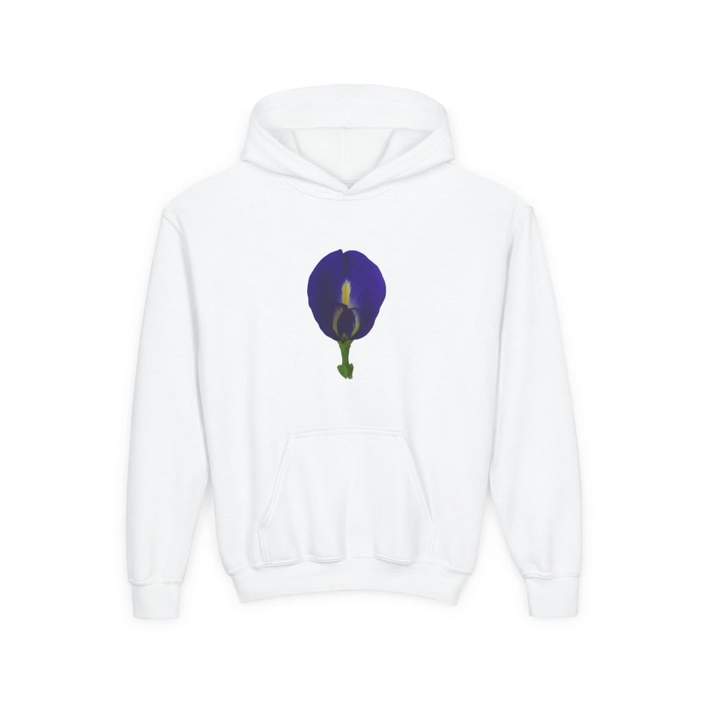 Butterfly Pea Flower Youth Hoodie – Original Botanical Photography