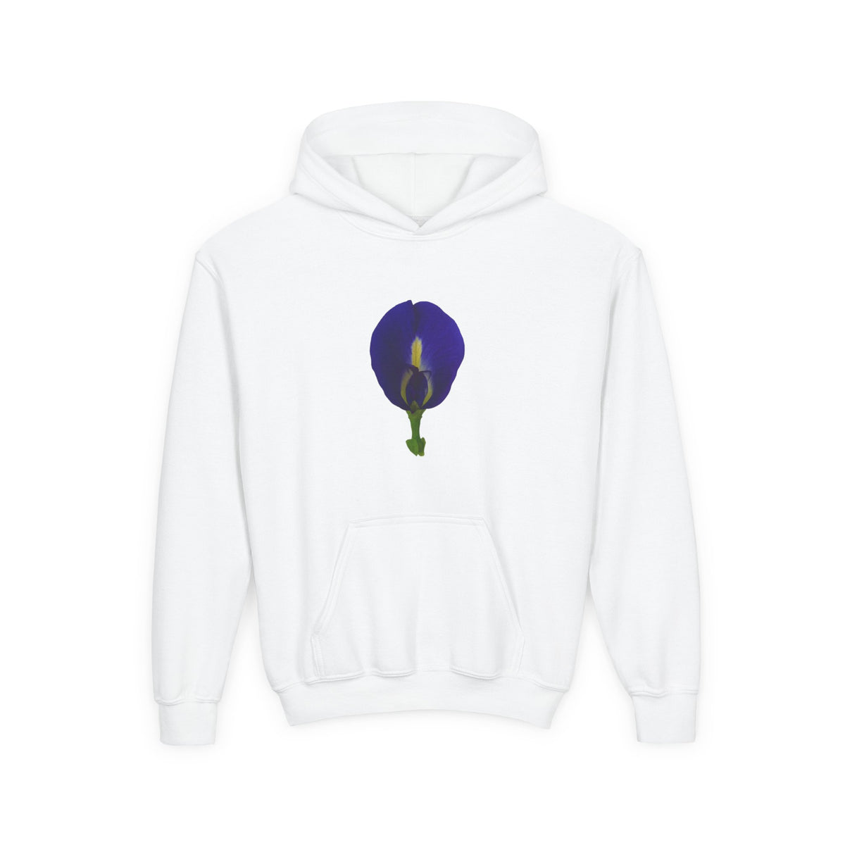 Butterfly Pea Flower Youth Hoodie – Original Botanical Photography