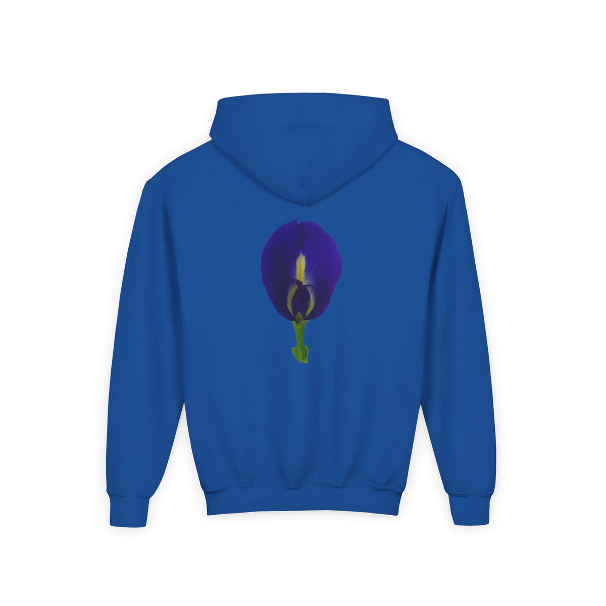 Butterfly Pea Flower Youth Hoodie – Original Botanical Photography