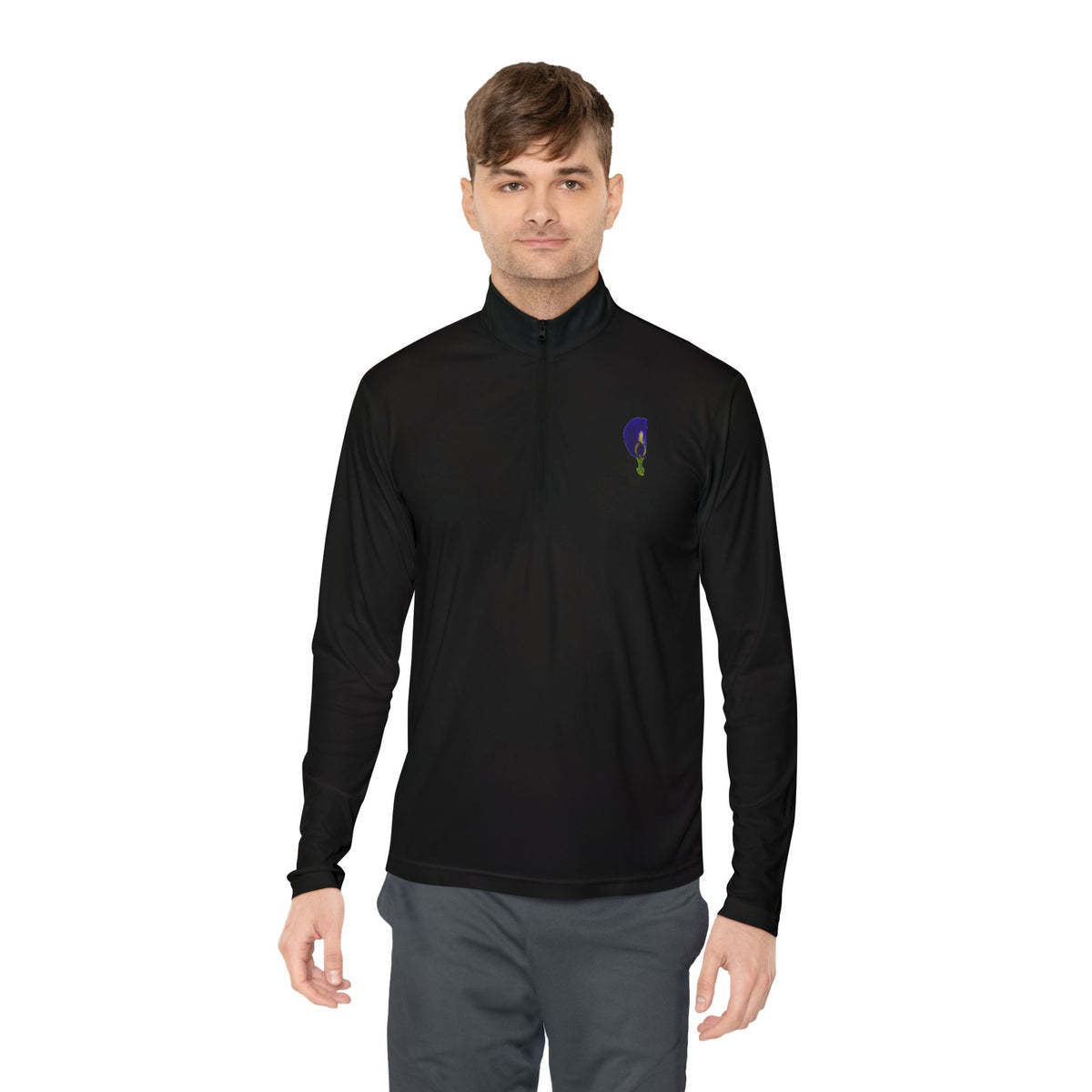 Original Butterfly Pea Flower Quarter-Zip Pullover