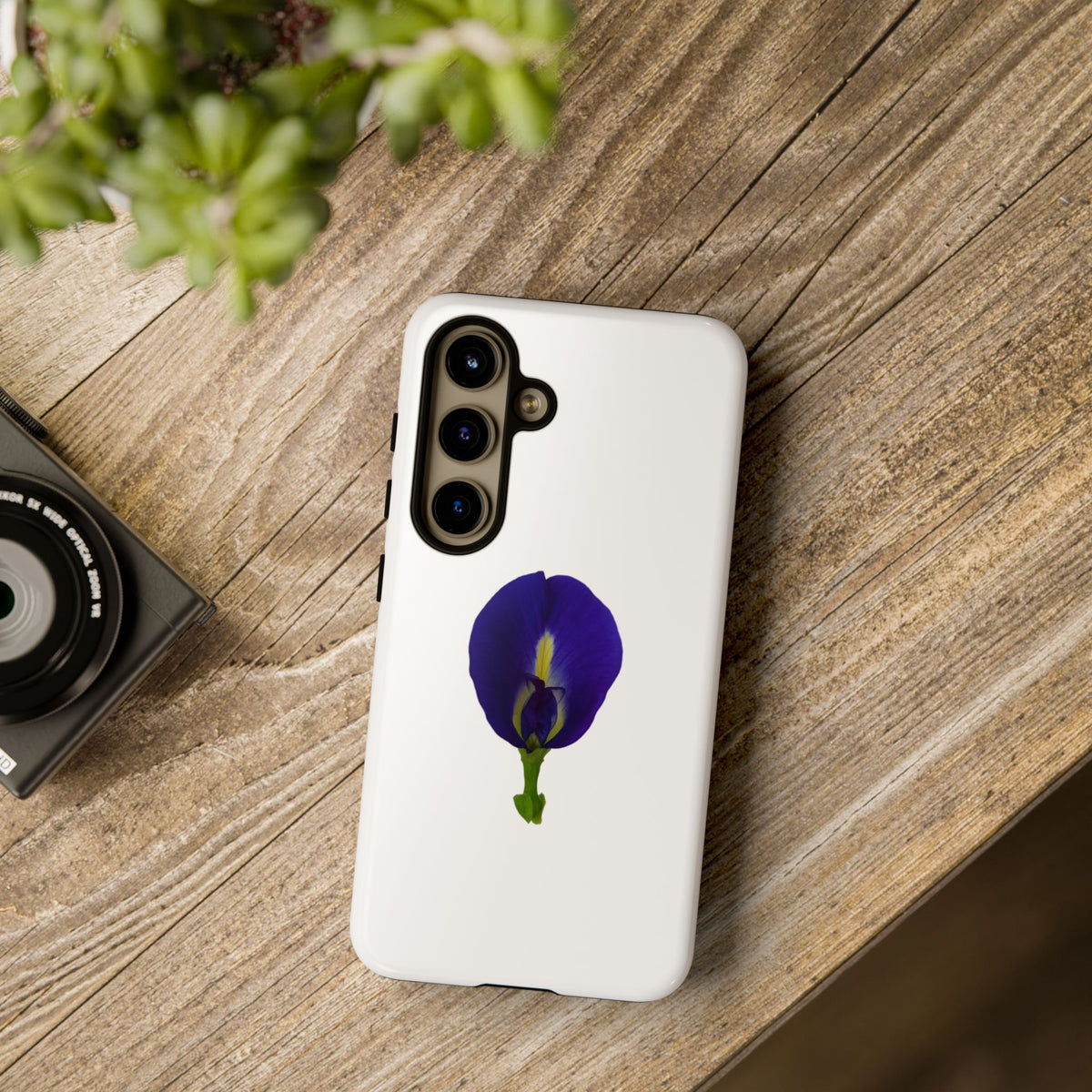 Original Butterfly Pea Flower Photography Phone Case