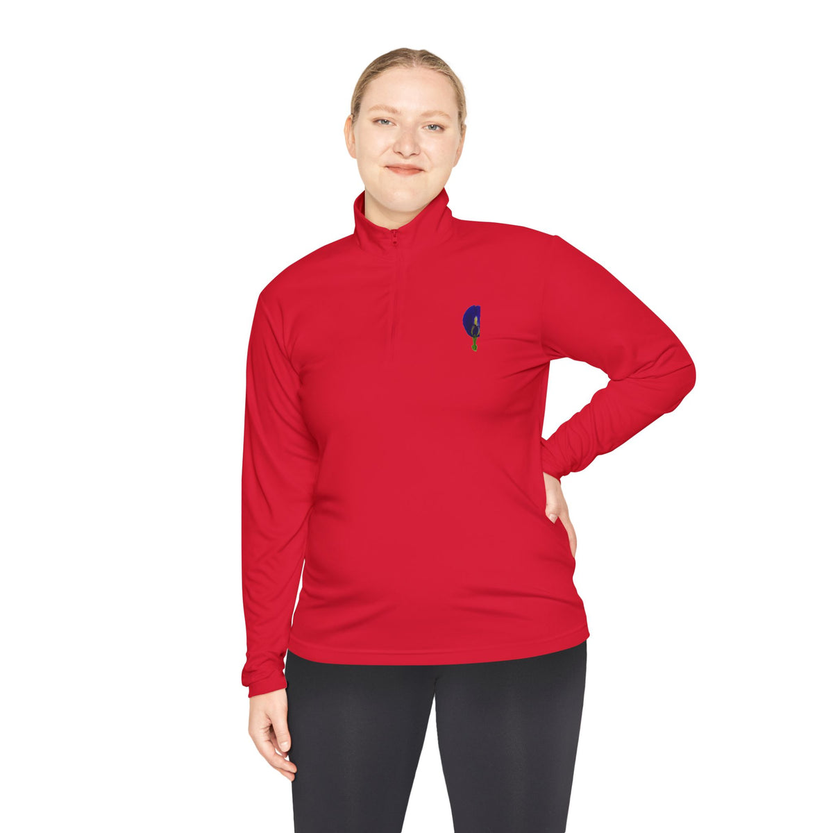 Original Butterfly Pea Flower Quarter-Zip Pullover