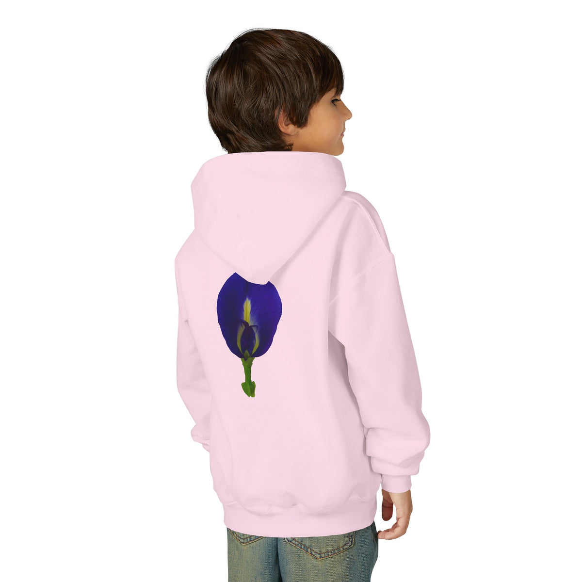 Butterfly Pea Flower Youth Hoodie – Original Botanical Photography