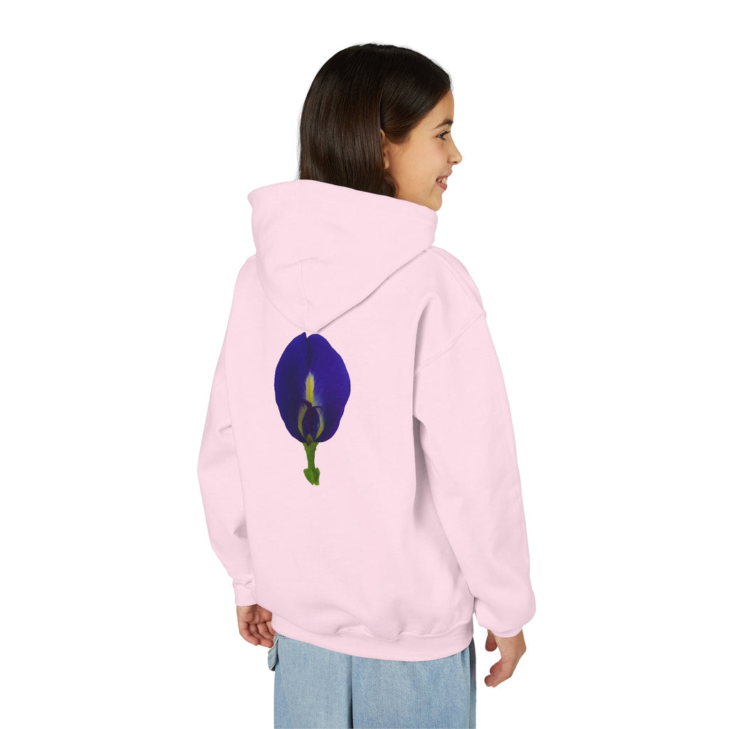Butterfly Pea Flower Youth Hoodie – Original Botanical Photography